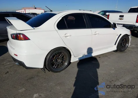 2010 Mitsubishi Lancer Evolution Gsr from USA, damaged, VIN JA32W8FV3AU033432